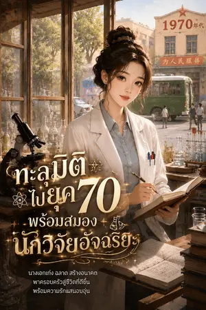 ปกนิยาย ทะลุมิติไปยุค 70 พร้อมสมองนักวิจัยอัจฉริยะ