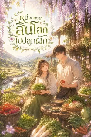 ปกนิยาย หนีออกจากสิ้นโลกไปปลูกผัก