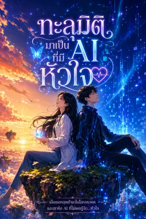 ปกนิยาย ทะลุมิติมาเป็น AI ที่มีหัวใจ