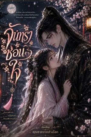 ปกนิยาย จันทราซ่อนใจ