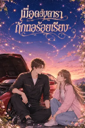 ปกนิยาย เมื่อดวงดาราถักทอร้อยเรียง