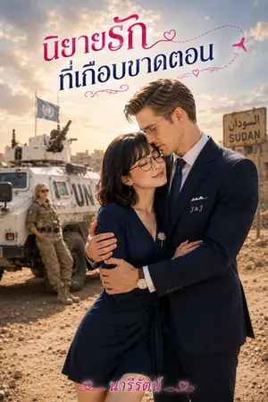 ปกนิยาย นิยายรักที่เกือบขาดตอน