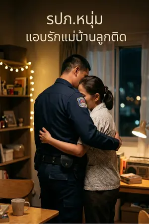 ปกนิยาย รปภ.หนุ่ม แอบรักแม่บ้านลูกติด