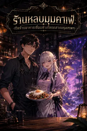 ปกนิยาย ร้านหลบมุมคาเฟ่: เปิดร้านอาหารเชื่อมต่างโลกกลางกรุงเทพฯ