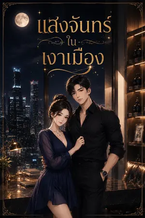 ปกนิยาย แสงจันทร์ในเงาเมือง