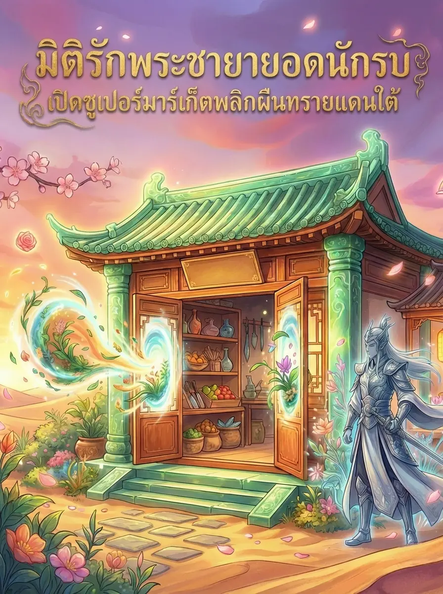 ปกนิยาย มิติรักพระชายายอดนักรบ เปิดซูเปอร์มาร์เก็ตพลิกผืนทรายแดนใต้