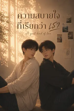 ปกนิยาย ความสบายใจที่เรียกว่าเรา (A Quiet Kind of Love)