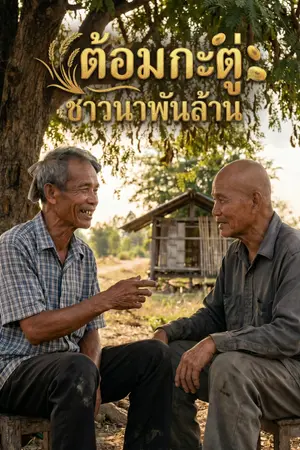 ปกนิยาย ตำนาน "ชาวนาพันล้าน" แห่งทุ่งนาบ้านโคกอีโด่ย