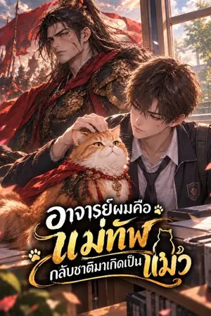 ปกนิยาย อาจารย์ผมคือแม่ทัพกลับชาติมาเกิดเป็นแมว!
