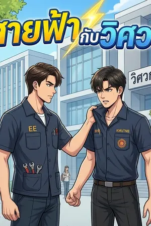 ปกนิยาย สายฟ้ากับวิศวะ