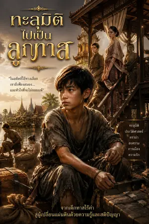 ปกนิยาย ทะลุมิติไปเป็นลูกทาสยุคกรุงศรีอยุทธยา