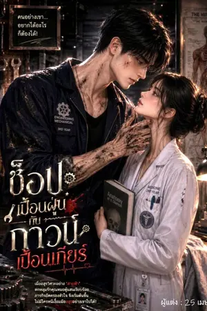ปกนิยาย ช็อปเปื้อนฝุ่นกับกาวน์เปื้อนเกียร์