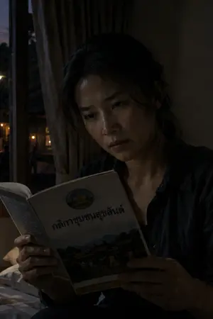 ปกนิยาย นักข่าวไปทำสกู๊ปหมู่บ้านที่ไม่มีอาชญากรรม
