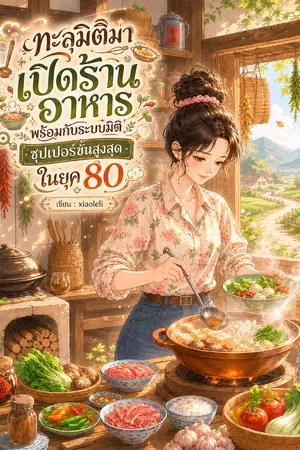 ปกนิยาย ทะลุมิติมาเปิดร้านอาหารพร้อมกับระบบมิติซุปเปอร์ขั้นสูงสุดในยุค 80