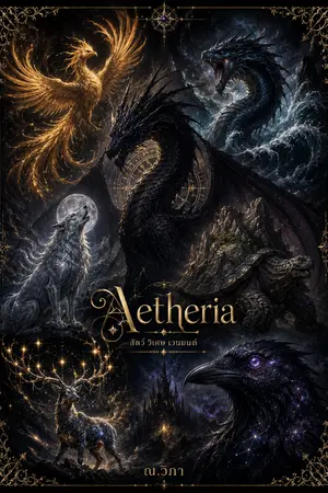 ปกนิยาย Aetheria : ตำนานสัตว์เทพทั้งเจ็ด (อัพทุกวัน)