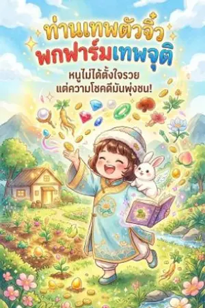 ปกนิยาย ท่านเทพตัวจิ๋วพกฟาร์มเทพจุติ: หนูไม่ได้ตั้งใจรวย แต่ความโชคดีมันพุ่งชน!