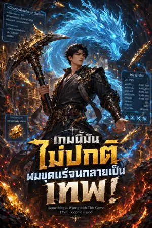 ปกนิยาย เกมนี้มันไม่ปกติ ผมขุดแร่จนกลายเป็นเทพ!