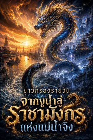 ปกนิยาย ข่าวกรองรายวัน : จากงูน้ำสู่ราชามังกรแห่งแม่น้ำจิง