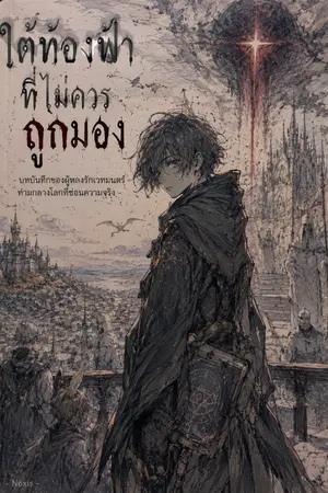 ปกนิยาย ใต้ท้องฟ้าที่ไม่ควรถูกมอง