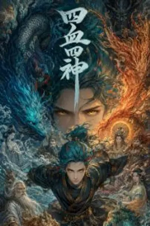 ปกนิยาย จุติโลหิตจตุเทวะ