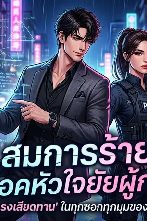 ปกนิยาย สมการร้าย ล็อคหัวใจยัยผู้กอง (The Murder Equation)