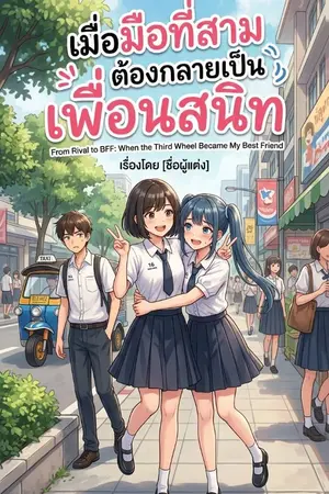 ปกนิยาย เมื่ีอมือที่สามต้องการเป็นเพื่อนสนิท