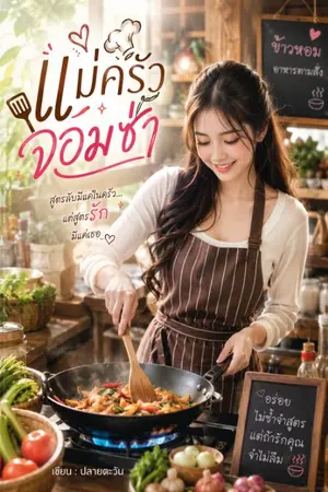 ปกนิยาย แม่ครัวจอมซ่า