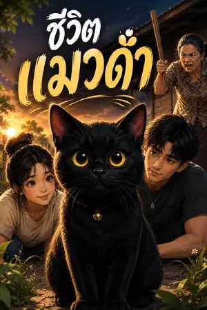 ปกนิยาย ชีวิตแมวดำ