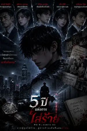 ปกนิยาย 5ปีแห้งการใส่ร้าย