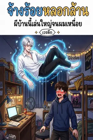 ปกนิยาย จ้างร้อยหลอกล้าน ผีบ้านนี้เล่นใหญ่จนผมเหนื่อย