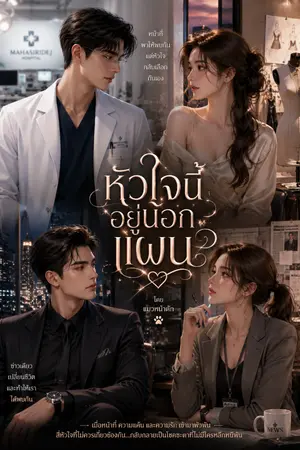 ปกนิยาย เพราะหัวใจอยู่นอกแผน
