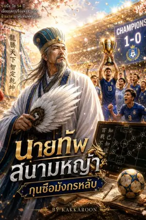 ปกนิยาย นายทัพสนามหญ้า กุนซือมังกรหลับ