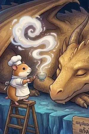 ปกนิยาย เมนูลับฉบับแฮมสเตอร์: กาแฟนมแก้วนี้เพื่อเธอ...เจ้ามังกร