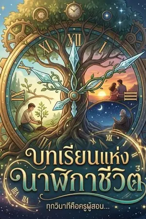 ปกนิยาย บทเรียนแห่งนาฬิกาชีวิต