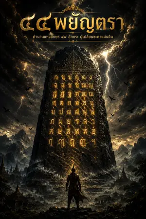 ปกนิยาย ๔๔ พยัญตรา - ปฐมบท แห่งนักรบศักดิ์สิทธิ์