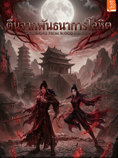 ปกนิยาย ตื่นจากพันธนาการโลหิต