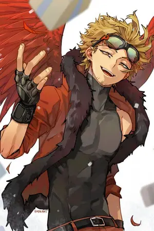 ปกนิยาย {my hero academia} ลมที่พัดผ่านปีกสีแดง
