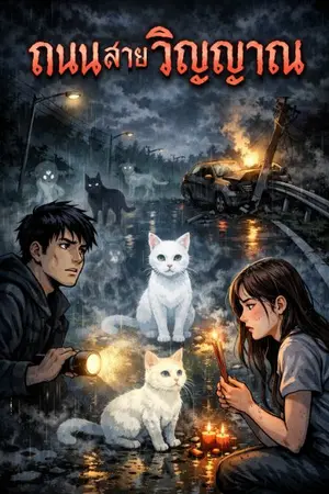 ปกนิยาย ถนนสายวิญญาณ