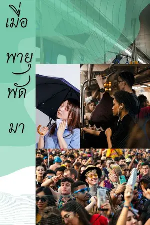 ปกนิยาย เมื่อพายุพัดมา