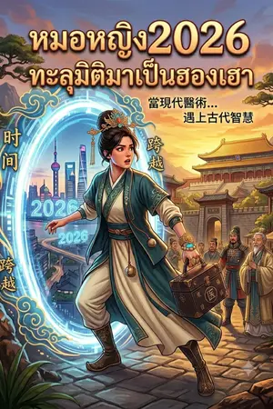ปกนิยาย หมอสาว2026ทะลุมิติมาเป็นฮองเฮา