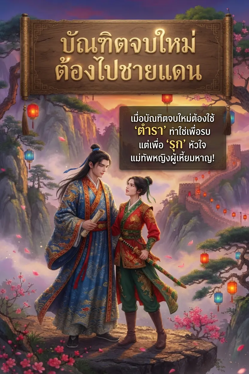 ปกนิยาย บัณฑิตจบใหม่ต้องไปชายแดน