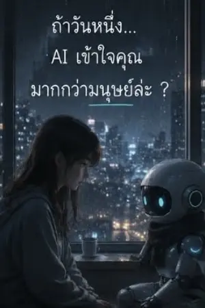 ปกนิยาย เด็กหญิงกับหุ่นยนต์AI