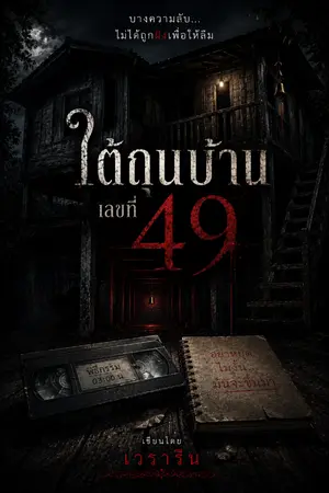 ปกนิยาย ใต้ถุนบ้านเลขที่ 49