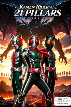 ปกนิยาย 仮面ライダーV：21の柱