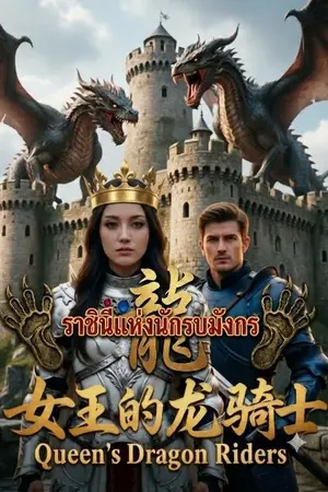ปกนิยาย ราชินีแห่งนักรบมังกร