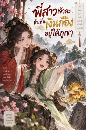 ปกนิยาย พี่สาวเจ้าคะ ข้าเห็นเงินกองอยู่ใต้ภูเขา