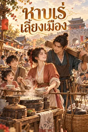 ปกนิยาย หาบเร่เลี้ยงเมือง