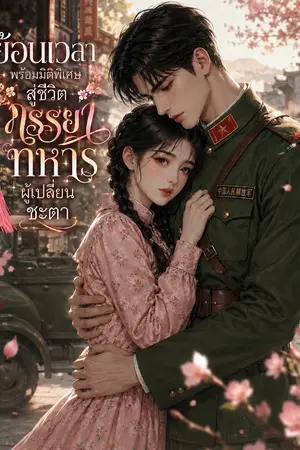 ปกนิยาย ย้อนเวลาพร้อมมิติพิเศษ สู่ชีวิตภรรยาทหารผู้เปลี่ยนชะตา