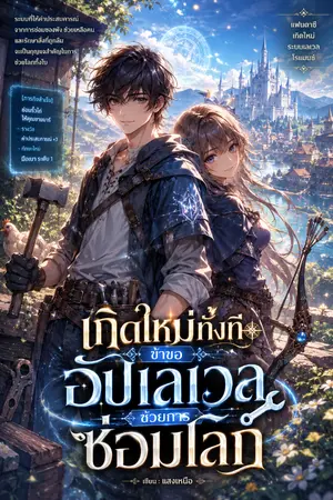 ปกนิยาย เกิดใหม่ทั้งที ข้าขออัปเลเวล ด้วยการซ่อมโลก