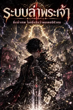 ปกนิยาย ระบบล่าพระเจ้า: ยิ่งฆ่าเทพ โลกยิ่งลืมว่าผมเคยมีตัวตน